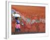 Woman Carrying Sack, Antigua, Guatemala-Keren Su-Framed Photographic Print