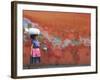 Woman Carrying Sack, Antigua, Guatemala-Keren Su-Framed Photographic Print