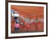 Woman Carrying Sack, Antigua, Guatemala-Keren Su-Framed Photographic Print