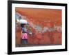 Woman Carrying Sack, Antigua, Guatemala-Keren Su-Framed Photographic Print