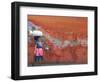 Woman Carrying Sack, Antigua, Guatemala-Keren Su-Framed Photographic Print