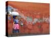Woman Carrying Sack, Antigua, Guatemala-Keren Su-Stretched Canvas