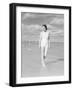 Woman Casually Strolling along the Beach-Philip Gendreau-Framed Photographic Print