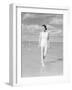 Woman Casually Strolling along the Beach-Philip Gendreau-Framed Photographic Print