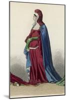 Woman Circa 1370-Eugenie Cazal-Mounted Art Print