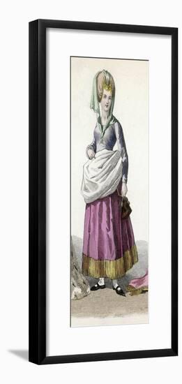 Woman Circa 1410-Eugenie Cazal-Framed Art Print