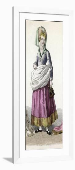Woman Circa 1410-Eugenie Cazal-Framed Art Print