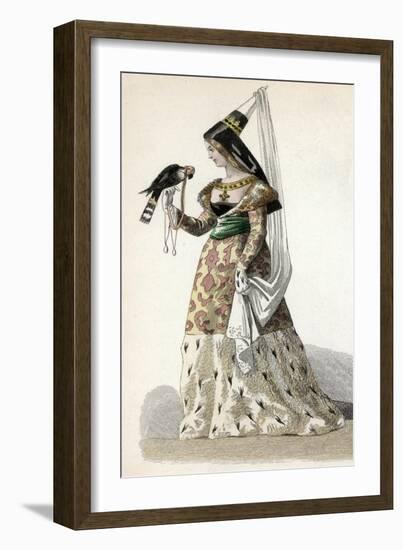 Woman Circa 1410-Eugenie Cazal-Framed Art Print