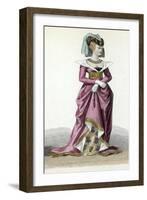 Woman Circa 1430-Eugenie Cazal-Framed Art Print