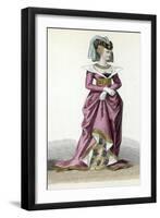 Woman Circa 1430-Eugenie Cazal-Framed Art Print