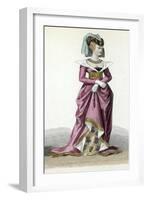 Woman Circa 1430-Eugenie Cazal-Framed Art Print