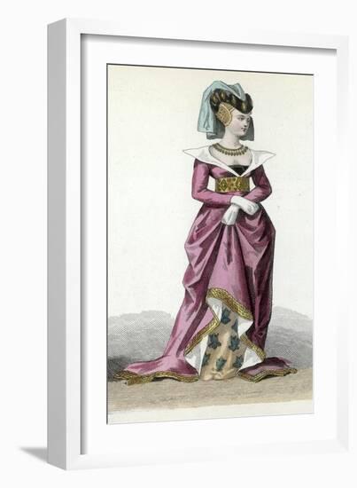 Woman Circa 1430-Eugenie Cazal-Framed Art Print