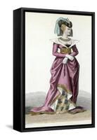 Woman Circa 1430-Eugenie Cazal-Framed Stretched Canvas