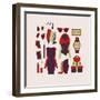 Woman Clothes And Accessories-yemelianova-Framed Art Print