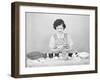 Woman Coloring Easter Eggs-Philip Gendreau-Framed Photographic Print