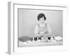 Woman Coloring Easter Eggs-Philip Gendreau-Framed Photographic Print