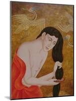 Woman Combing Her Hair, 1999-Patricia O'Brien-Mounted Giclee Print