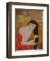 Woman Combing Her Hair, 1999-Patricia O'Brien-Framed Giclee Print