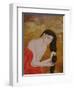 Woman Combing Her Hair, 1999-Patricia O'Brien-Framed Giclee Print