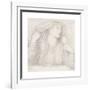 Woman Combing Her Hair, Fanny Cornforth-Dante Gabriel Rossetti-Framed Premium Giclee Print