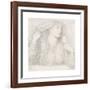 Woman Combing Her Hair, Fanny Cornforth-Dante Gabriel Rossetti-Framed Premium Giclee Print