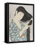 Woman Combing Her Hair, March 1929-Goyo Hashiguchi-Framed Stretched Canvas