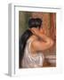 Woman Combing Her Hair-Pierre-Auguste Renoir-Framed Giclee Print