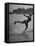 Woman Competing in the National Water Skiing Championship Tournament-Mark Kauffman-Framed Stretched Canvas