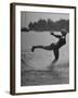 Woman Competing in the National Water Skiing Championship Tournament-Mark Kauffman-Framed Photographic Print