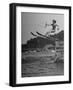 Woman Competing in the National Water Skiing Championship Tournament-null-Framed Premium Photographic Print