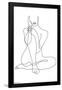 Woman - Continuous Line Drawing-Trends International-Framed Poster