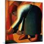 Woman Cutting, circa 1900-Kasimir Malevich-Mounted Giclee Print