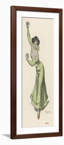 Woman Dancing the Marietta-Ferdinand Von Reznicek-Framed Art Print