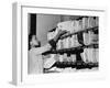 Woman Distributing Policies for Mailing-null-Framed Photographic Print