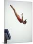 Woman Diver Flying Through the Air, California, USA-Paul Sutton-Mounted Photographic Print