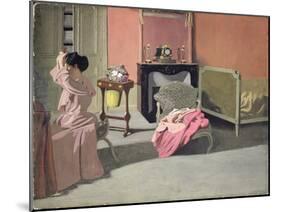 Woman Doing Her Hair, 1900-Félix Vallotton-Mounted Giclee Print