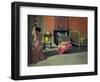 Woman Doing Her Hair-Felix Vallotton-Framed Giclee Print