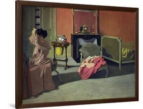 Woman Doing Her Hair-Felix Vallotton-Framed Giclee Print