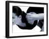 Woman Doing Pushups-null-Framed Photographic Print