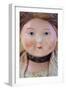 Woman Doll with Tight Bun and Glum Face-Den Reader-Framed Photographic Print