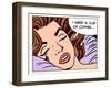 Woman Dreams Morning Cup Coffee-studiostoks-Framed Art Print