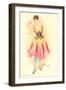 Woman Dressed as Convolvus-null-Framed Art Print