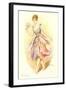 Woman Dressed as Orchid-null-Framed Art Print