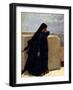 Woman Dressed in Black-Stefano Ussi-Framed Giclee Print