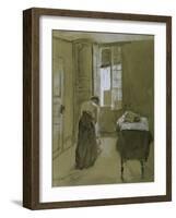 Woman Dressing, C.1907-Gwen John-Framed Giclee Print