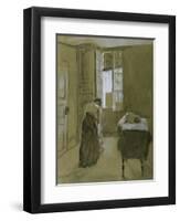 Woman Dressing, C.1907-Gwen John-Framed Giclee Print