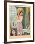 Woman Dressing, Milliere-Maurice Milliere-Framed Art Print