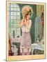 Woman Dressing, Milliere-Maurice Milliere-Mounted Art Print