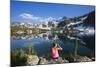 Woman Drinks An Alpine Cocktail, Mirror Lake, Eagle Cap Wilderness Of Wallowa Mts NE Oregon-Ben Herndon-Mounted Photographic Print