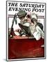 "Woman Driver," Saturday Evening Post Cover, July 21, 1923-Walter Beach Humphrey-Mounted Giclee Print